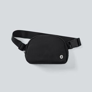 Halara Logo Casual Waist Bag- Black